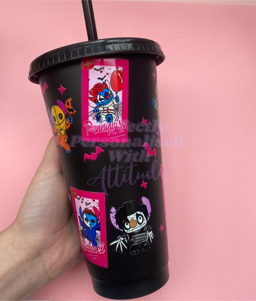 Stitch Horror Dolls Tumbler 👻