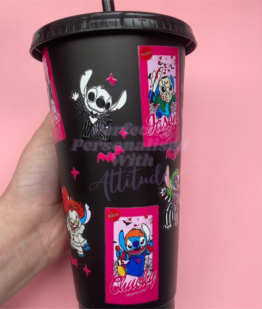 Stitch Horror Dolls Tumbler 👻