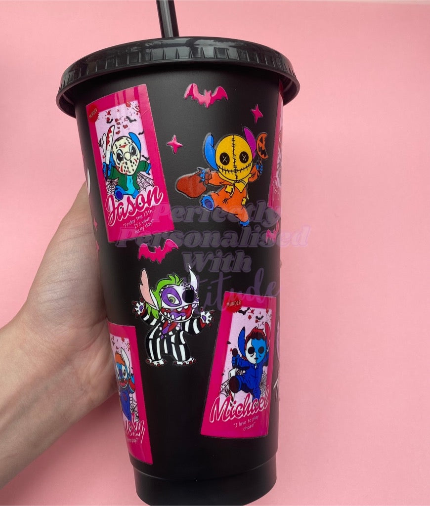 Stitch Horror Dolls Tumbler 👻
