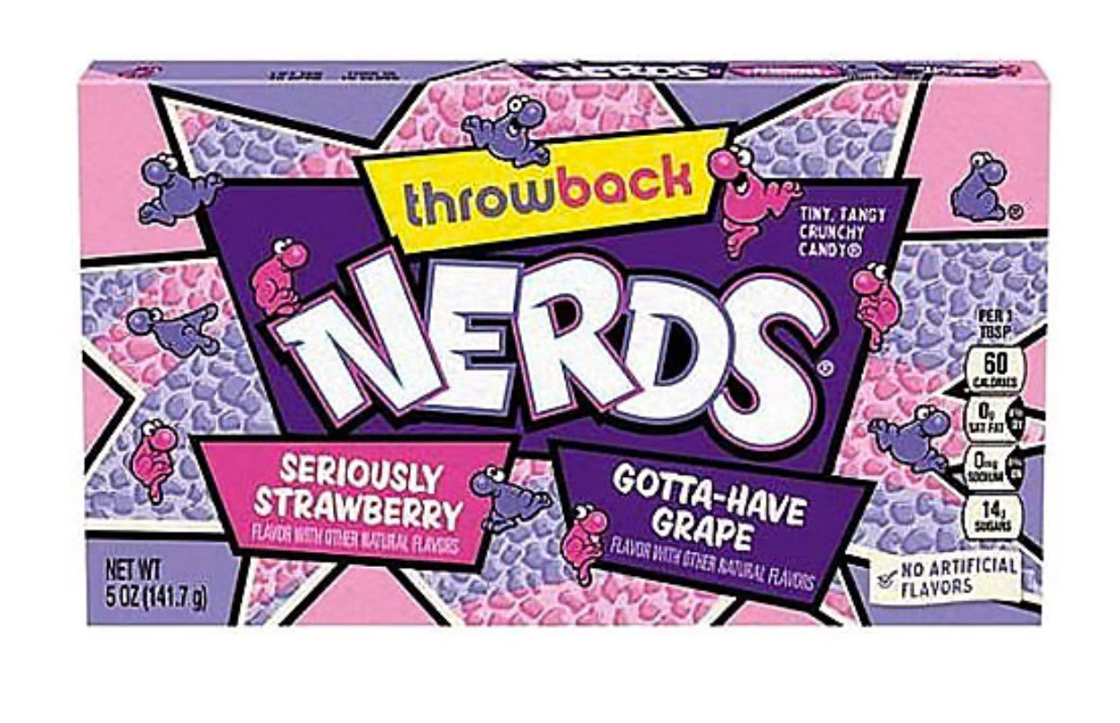 Nerds Strawberry & Grape Theatre Box