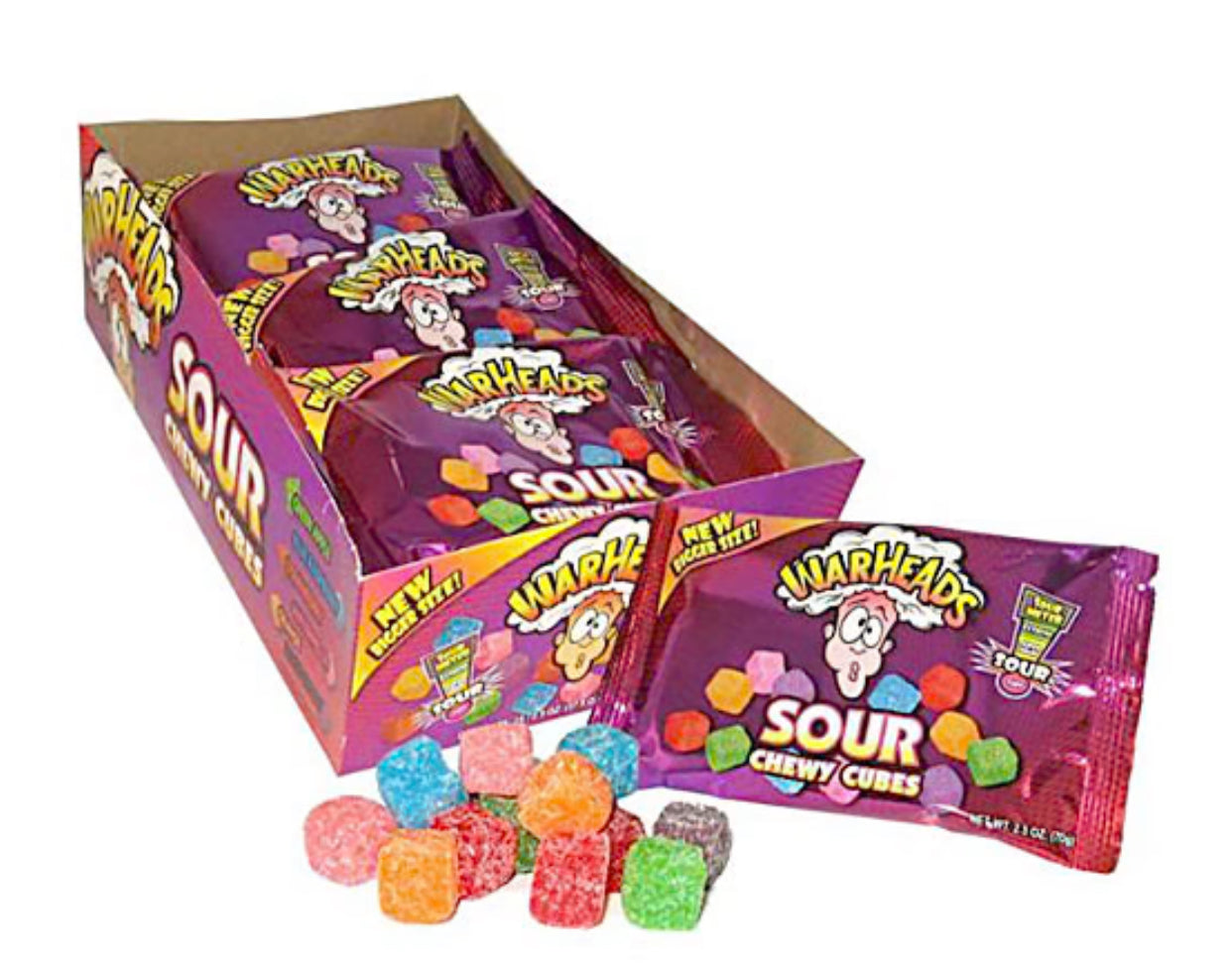 Warheads Sour Chewy Cubes