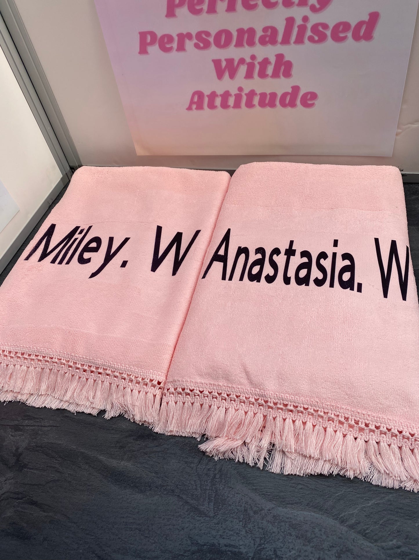 Personalised Beach Towel