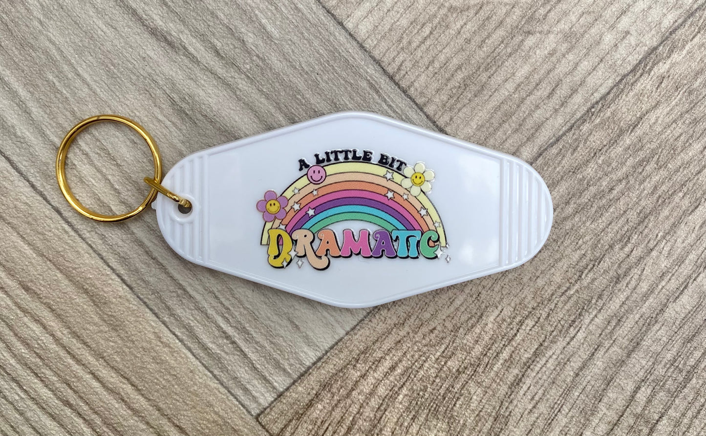 A little Bit Dramatic Motel Keyring