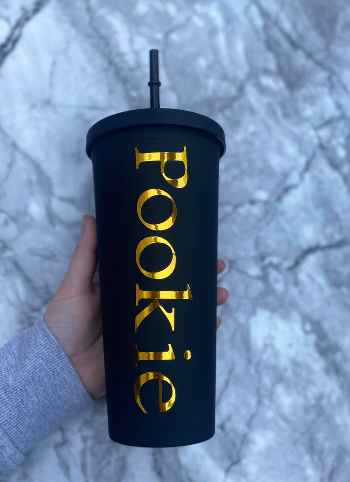 Double wall black tumblers