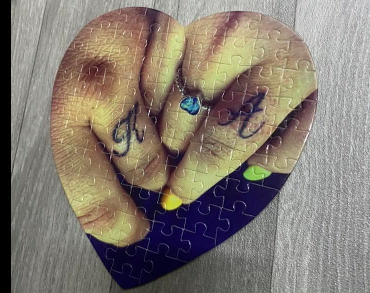 Personalised Heart puzzle