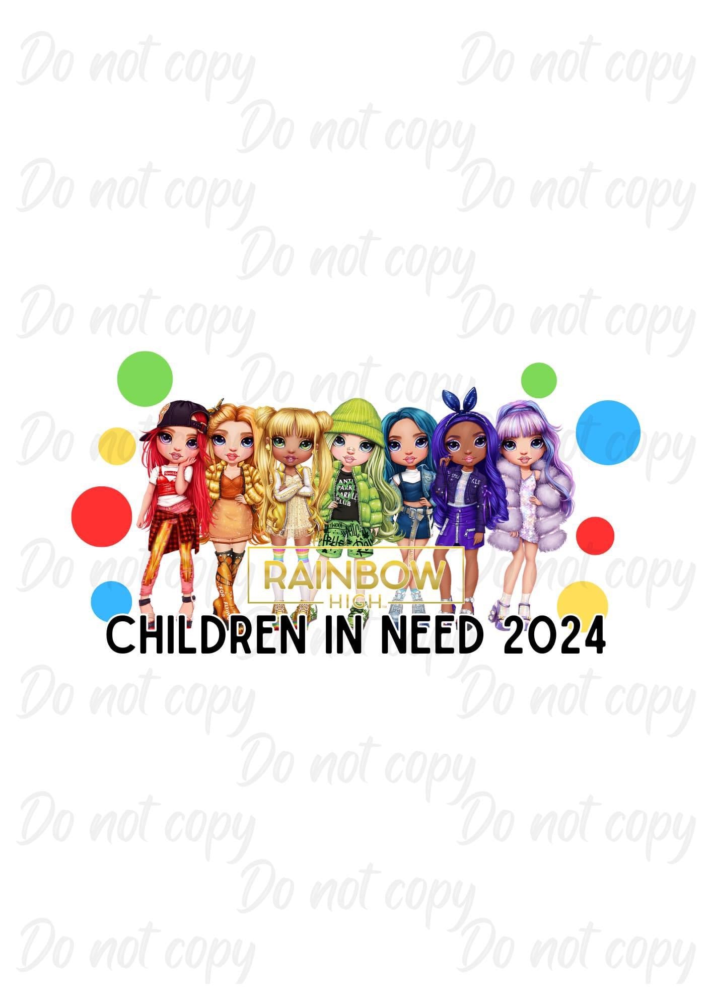 Children In Need 2024 T-Shirts