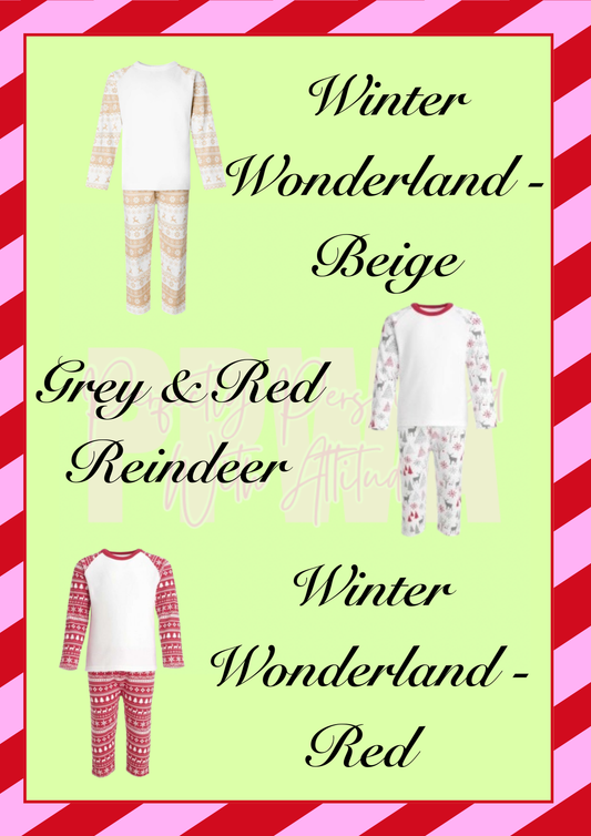 Personalised Christmas Pyjamas - Kids