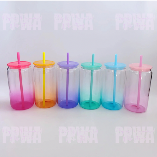 Personalised Ombré Glass