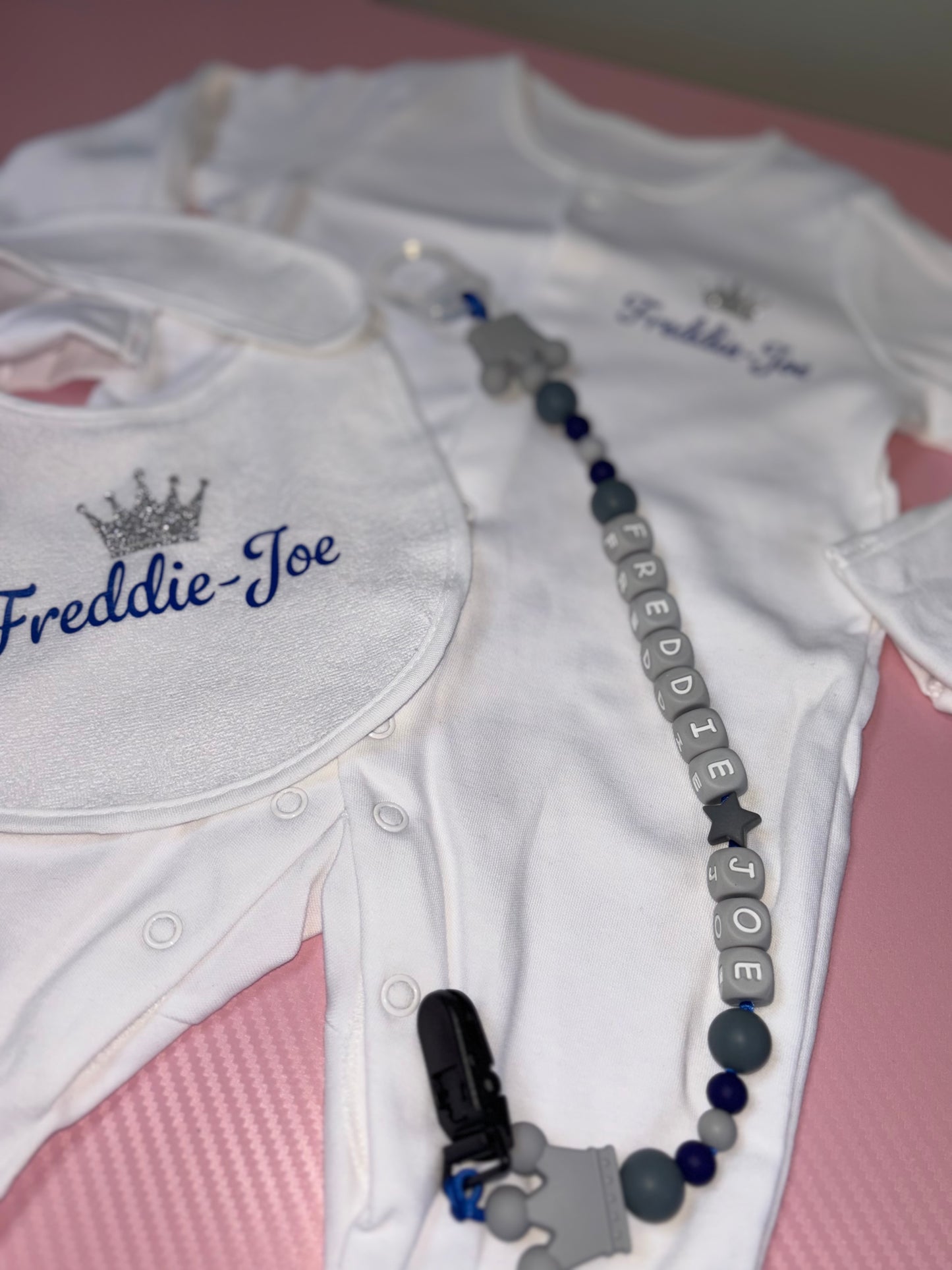 Personalised New Born Baby Set