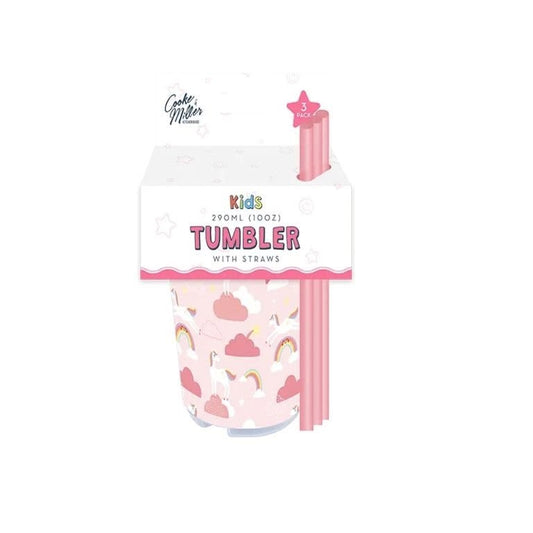 3 Pack 200ML Tumblers - Unicorns