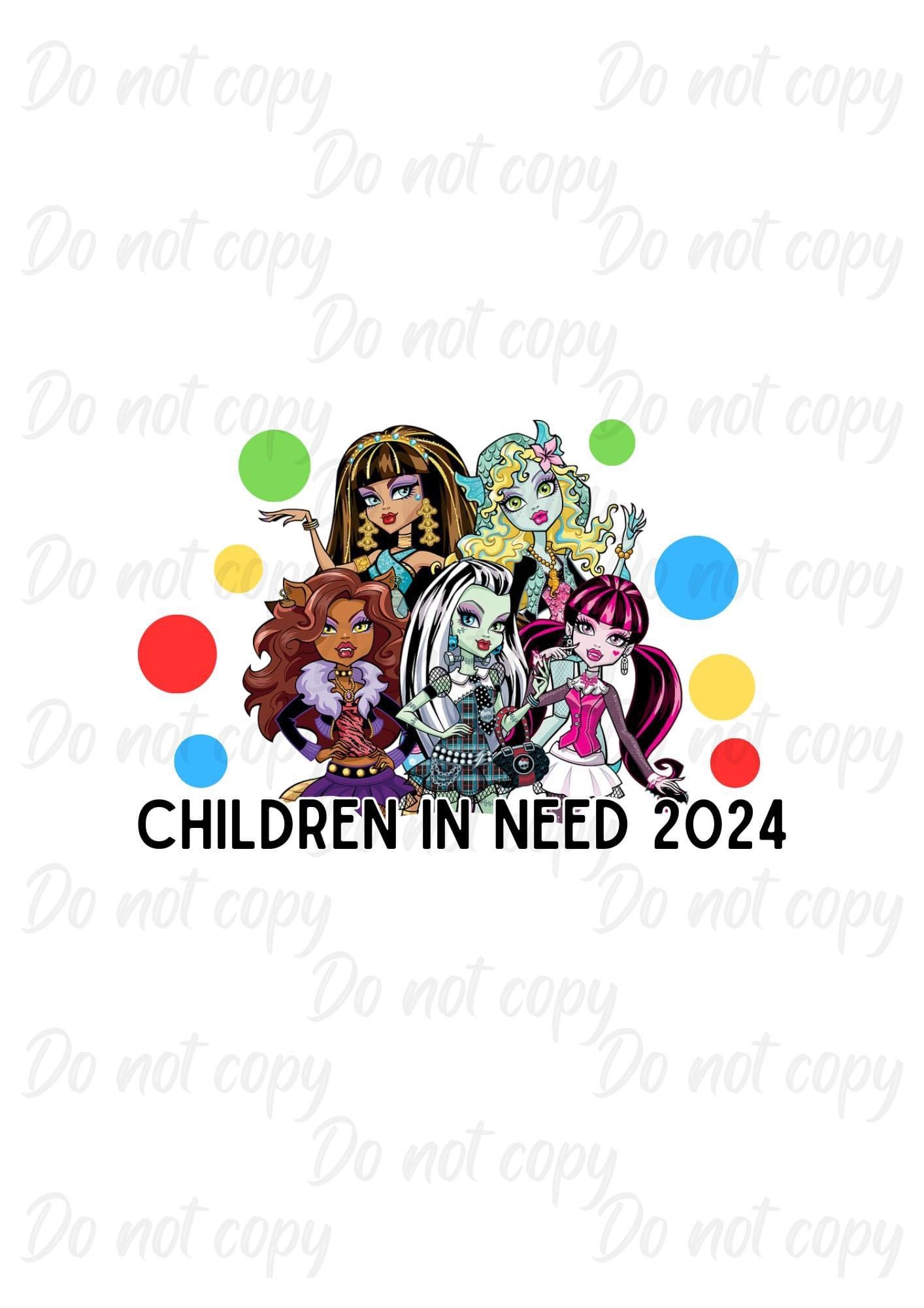 Children In Need 2024 T-Shirts