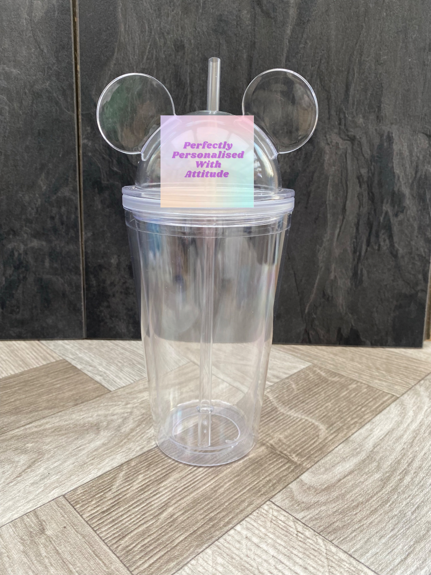 Clear Mouse Tumbler