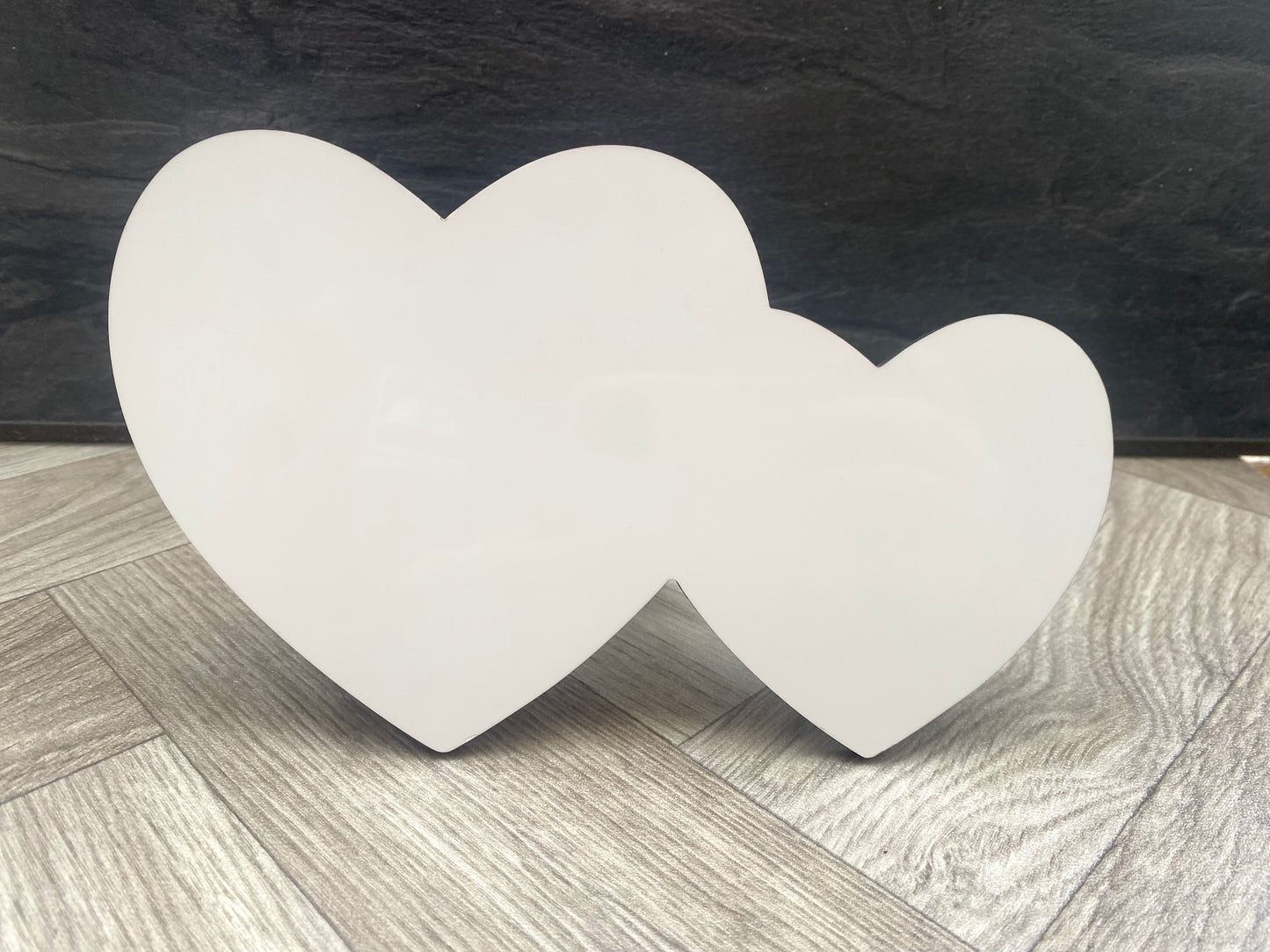 Double Heart Picture Frame