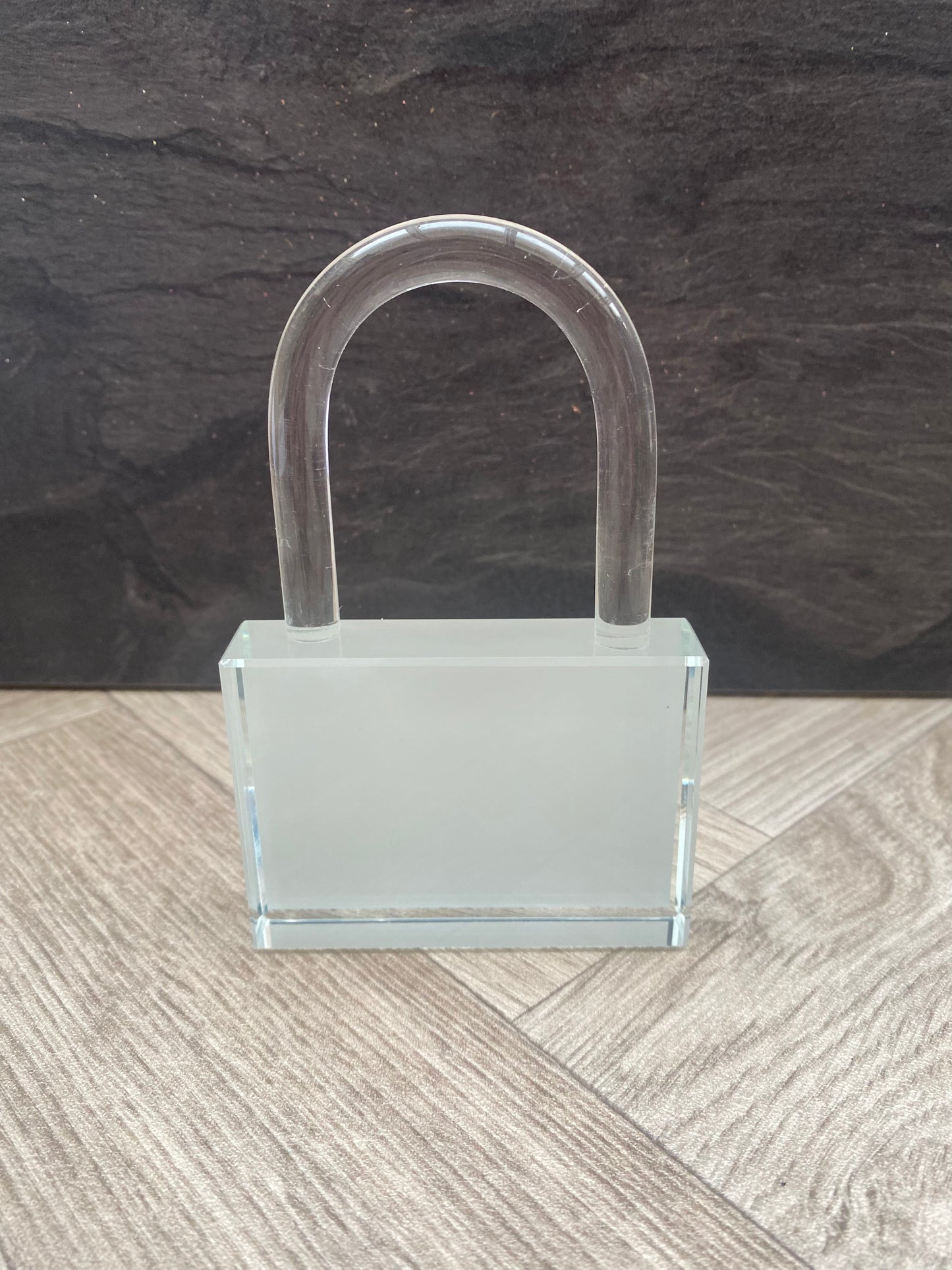 Glass Picture Padlock